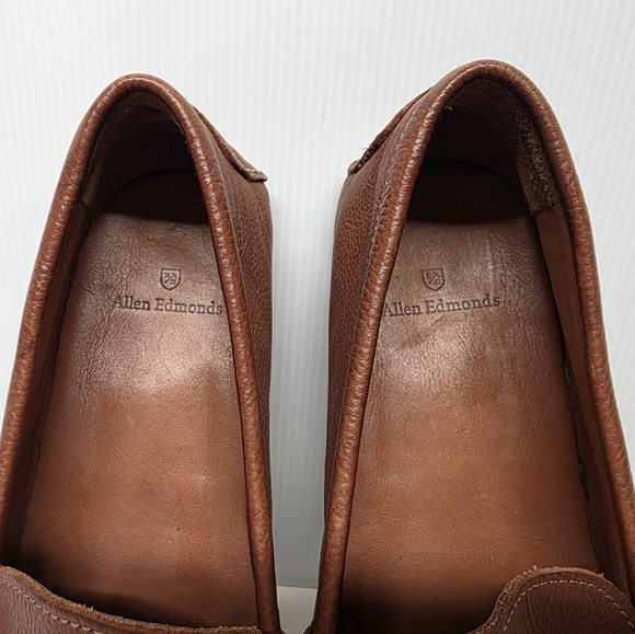 Allen Edmonds Super Sport Leather Lambskin Penny Loafers - Picture 5 of 8
